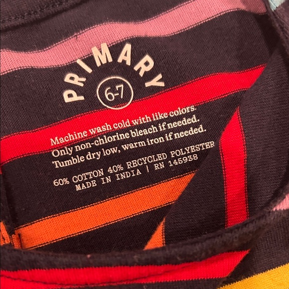 Primary Rainbow Pocket Dress - Picture 2 of 2